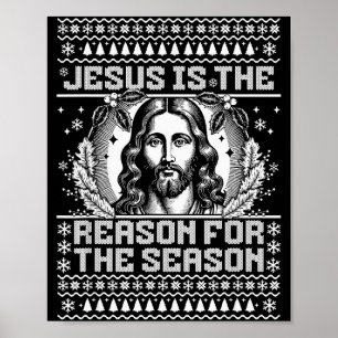 Póster Jesús Es La Razón De La Temporada - Feo Christma