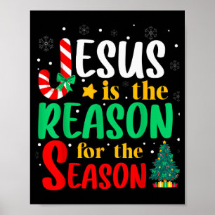 Póster Jesús Es La Razón De La Temporada Navidad Chris