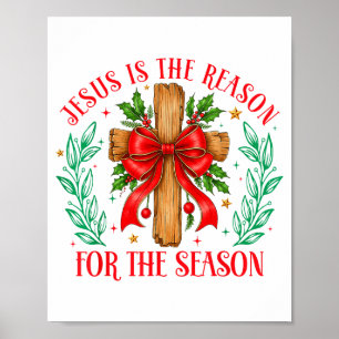 Póster Jesús Es La Razón De La Temporada Navidad Chris