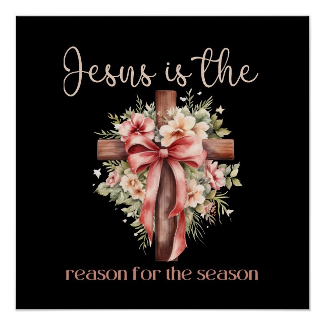 Póster Jesús es la razón de la travesía de Navidades de t (Anverso)