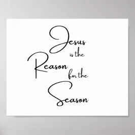 Póster Jesús es la razón del Poster de temporada