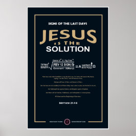 Póster Jesús es la solución