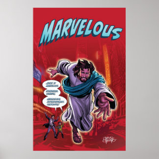 Póster Jesús es maravilloso
