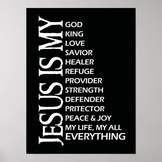 Póster Jesús es mi (Frente)