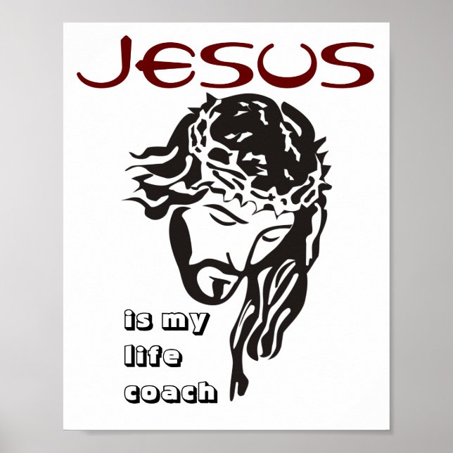 Póster Jesús Es Mi Coche De Vida (Frente)