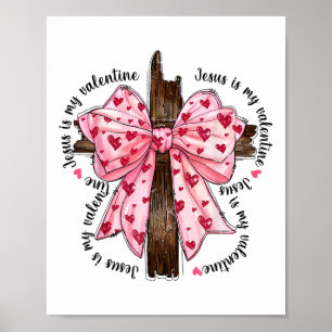 Póster Jesús Es Mi Corazón Cristiano De San Valentín