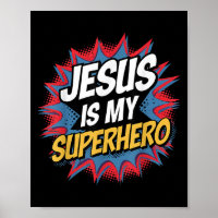 Jesús Es Mi Superhéroe Niño Cristiano Dios Hijo Ve