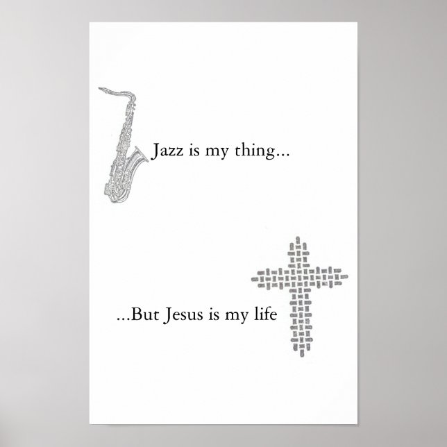 Póster Jesús es mi vida (Frente)