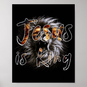 Póster Jesús Es Rey, El León De Judá Golpea Christia
