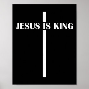 Póster Jesús Es Rey Religión Cristiana Iglesia Jesús Es R