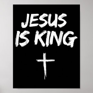 Póster Jesús Es Rey Versículo Bíblico Juan 14_6 Dios Cris
