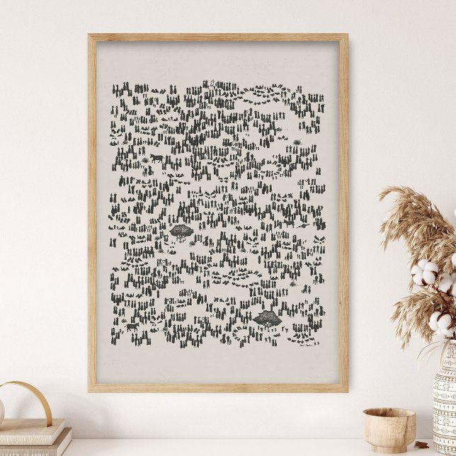 Póster Jesus Feeds the 5000, God Provides, Jesus Art, Bib (Subido por el creador)