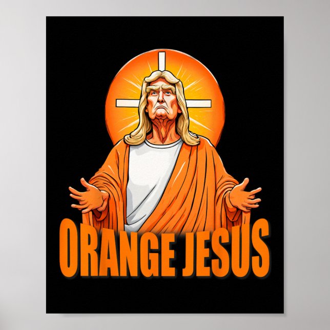 Póster Jesus Funny Trump (Frente)