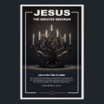 Póster Jesús - Gran Menorah<br><div class="desc">Jesús - Gran Menorah</div>