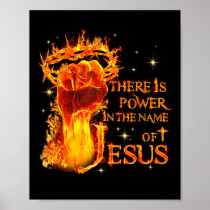 Póster Jesús Hay Poder En El Nombre De Jesús Christia
