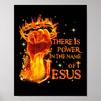 Póster Jesús Hay Poder En El Nombre De Jesús Christia