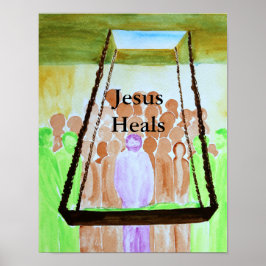 Póster Jesus Heals