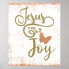 Póster Jesús inspirado en la ntage es mi cita de alegría