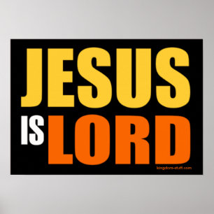 Póster Jesus is Lord