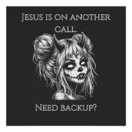 Póster Jesus Is on Another Phone – Succubus Backup