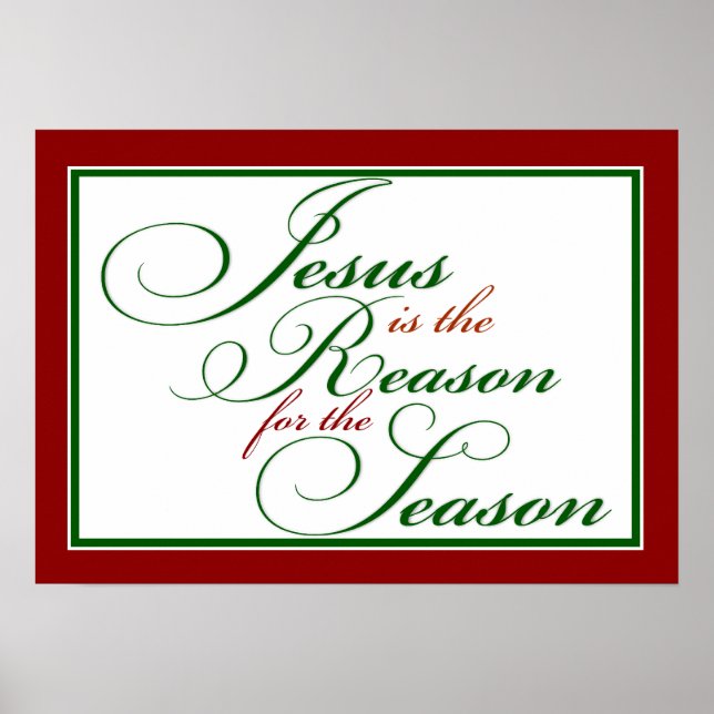 Póster Jesus is the reason Poster (Frente)