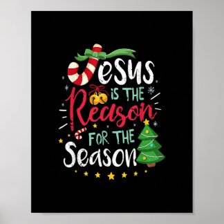 Póster Jesús La Razón De La Temporada Cristiana Christma