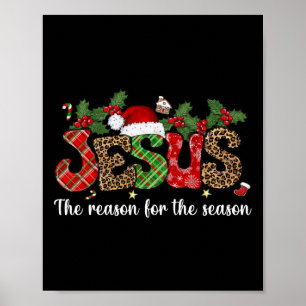 Póster Jesús La Razón De La Temporada Feliz Navidad Ou