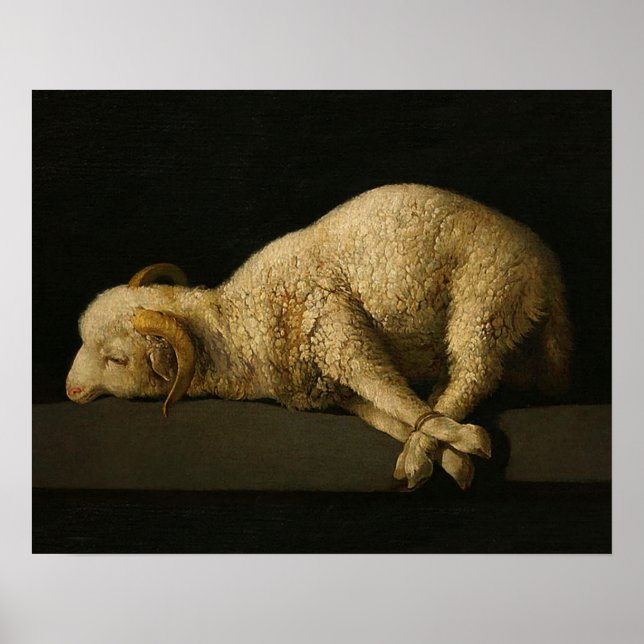 Póster Jesus Lamb of God - Agnus Dei Poster (Frente)