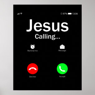 Póster Jesús llama