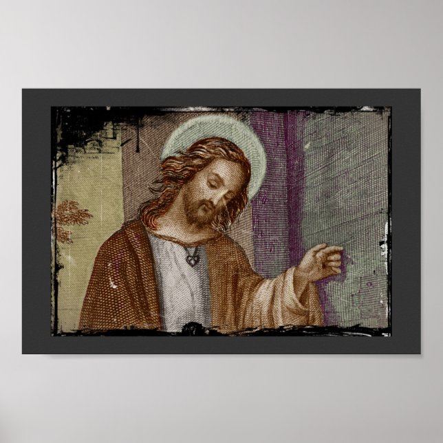 Póster Jesús llamó a la puerta (Frente)