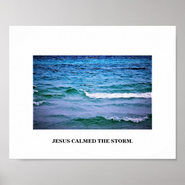 PÓSTER JESÚS LLAMÓ A LA TORMENTA/IR EN PAZ (Frente)