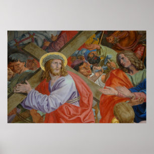 Póster Jesús Llevando La Cruz