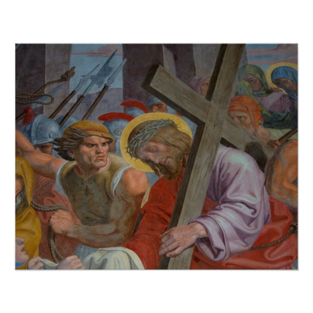 Póster Jesús Llevando Su Cruz (Anverso)