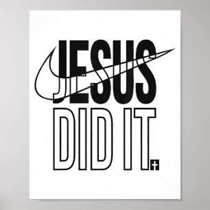 Póster Jesús Lo Hizo Cruz Religiosa Cristiana