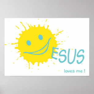 Póster Jesus loves me ! Poster