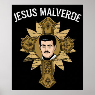 Póster Jesus Malverde Religion Mexico Gift Jesus Malverde