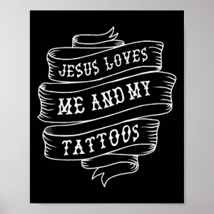 Póster Jesús Me Ama A Mí Y A Mi Cita Cristiana Graciosa D