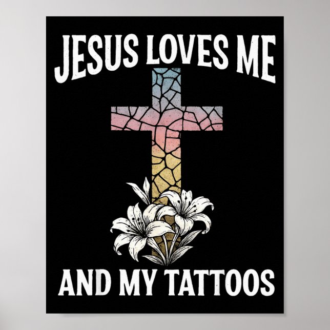 Póster Jesús me ama y mis tatuajes _1 (Frente)