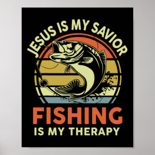 Póster Jesús me hizo pescador de hombres cristiano divert