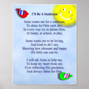 Póster Jesús Me Quiere Para Una Imagen Corta De Sunbeam