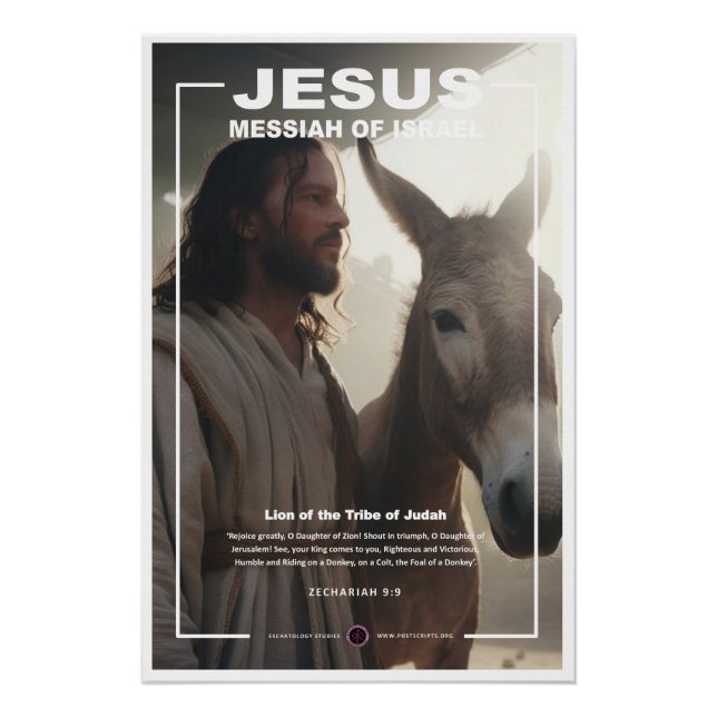 Póster Jesús - Mesías de Israel (Anverso)