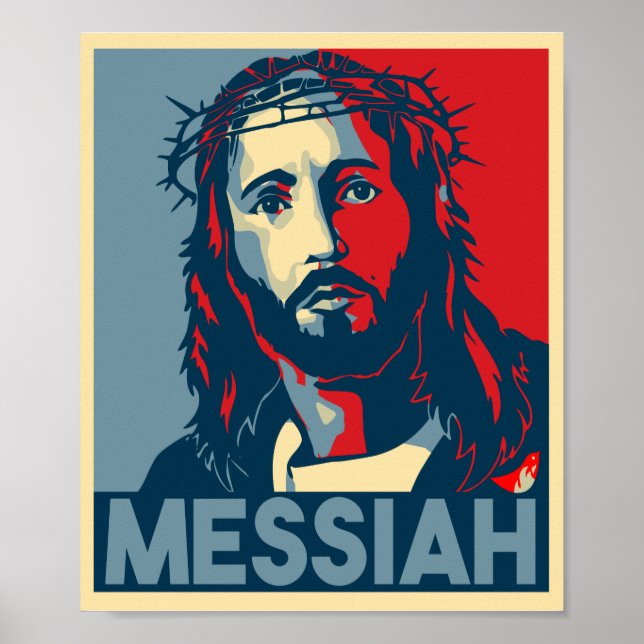 Póster Jesus Messiah Christian Poster (Frente)