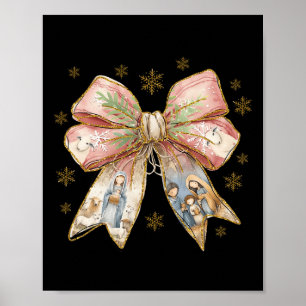Póster Jesús Navidades Coquette Xmas Jesús Es La Razón