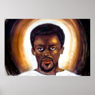 Póster Jesús negro