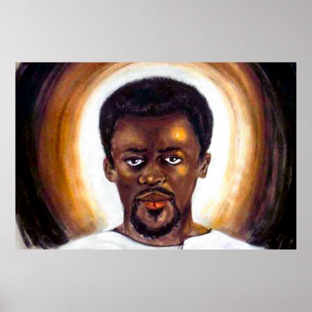 Póster Jesús negro (Frente)