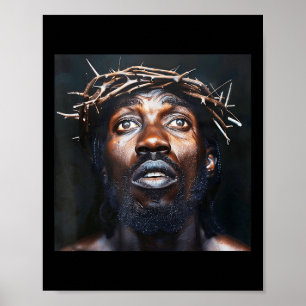 Póster Jesús Negro, Cristianismo, Iglesia, Cristo, Jesús