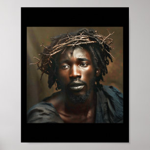 Póster Jesús Negro, Cristianismo, Iglesia, Cristo, Jesús