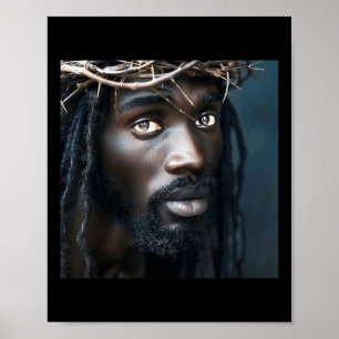 Póster Jesús Negro, Cristianismo, Iglesia, Cristo, Jesús