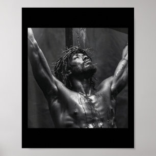 Póster Jesús Negro, Cristianismo, Iglesia, Cristo, Jesús