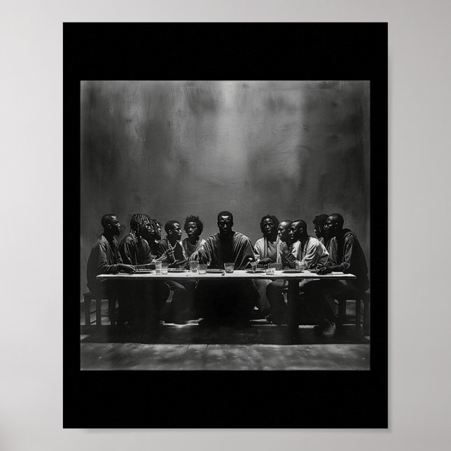Póster Jesús Negro, último Sacramento, Jesús 1 (Frente)